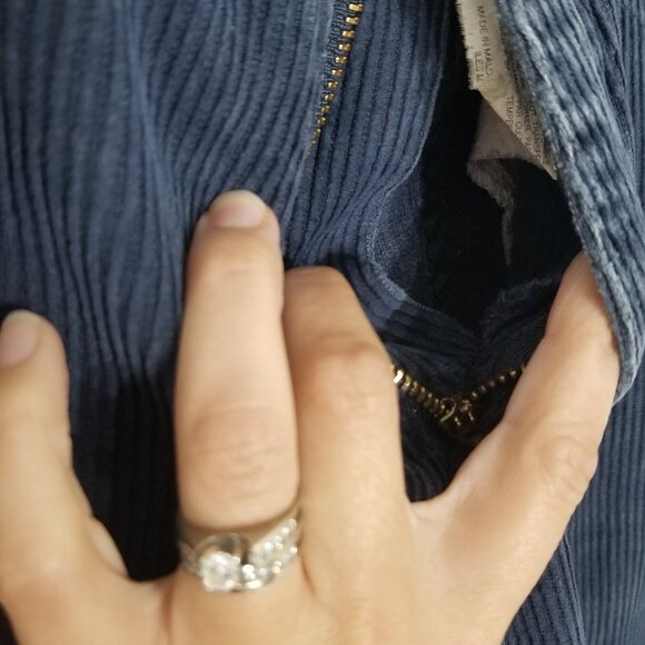 Sargent Pepper Jeanswear | Blue Straight Leg Corduroy Pants - Picture 4 of 10